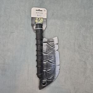 Butcher Knife Axe Skull on Handle Halloween Cosplay Prop Brand NEW